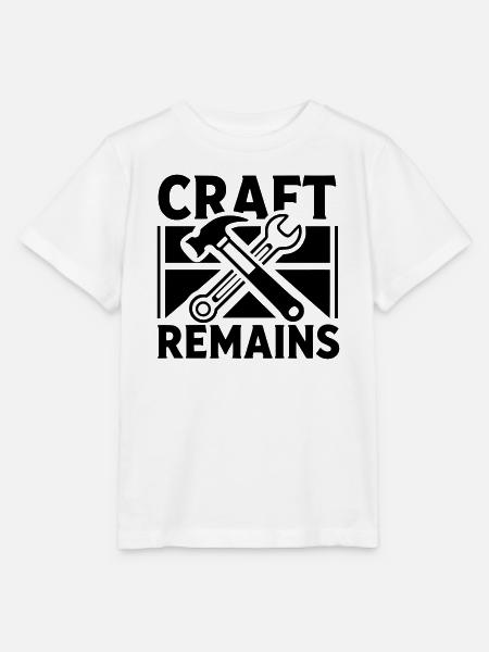 craft remains kraft bleibt - Stanley/Stella Kinder T-Shirt MINI CREATOR - Weiß