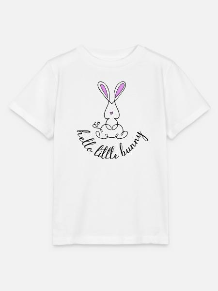 Little Bunny Pink - Stanley/Stella Kinder T-Shirt MINI CREATOR  - Weiß