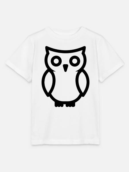 Eule - Stanley/Stella Kinder T-Shirt MINI CREATOR - Weiß