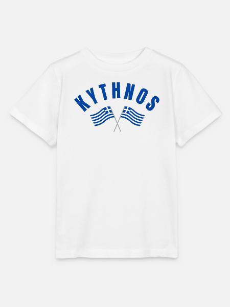 Kythnos-griechische Flaggen - Stanley/Stella Kinder T-Shirt MINI CREATOR - Weiß
