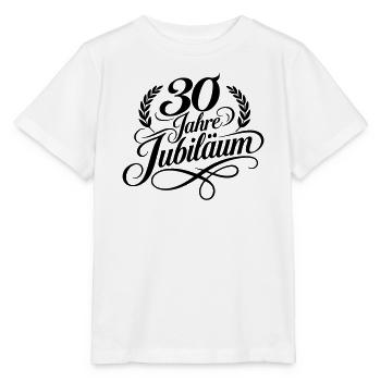 30 Jahre Jubiläum Lorbeer Schwarz - Stanley/Stella Kinder T-Shirt MINI CREATOR  - Weiß - Vorne - Maike (125cm)