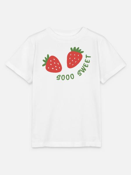 Sooo süßes Erdbeer-Design - Stanley/Stella Kinder T-Shirt MINI CREATOR - Weiß