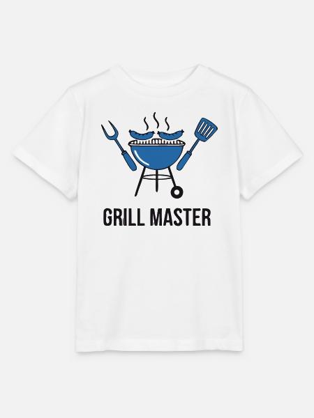 Echter Grill Master Papa - Stanley/Stella Kinder T-Shirt MINI CREATOR  - Weiß