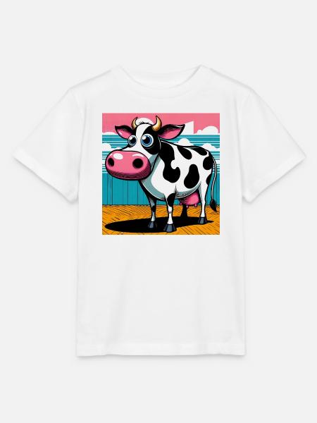 Kuh - Stanley/Stella Kinder T-Shirt MINI CREATOR - Weiß