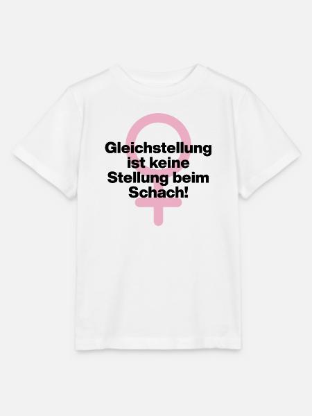 GLEICHSTELLUNG KEIN SCHACHZUG! ♀ GIRLPOWER GIRLS - Stanley/Stella Kinder T-Shirt MINI CREATOR - Weiß