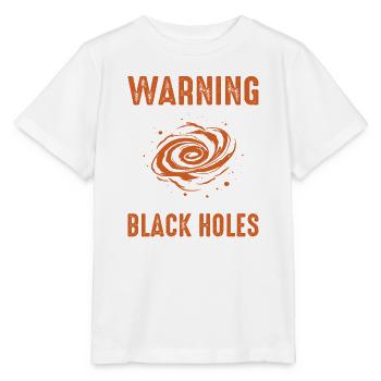 Warnung: Gespräch über Schwarze Löcher - Stanley/Stella Kinder T-Shirt MINI CREATOR  - Weiß - Vorne - Maike (125cm)