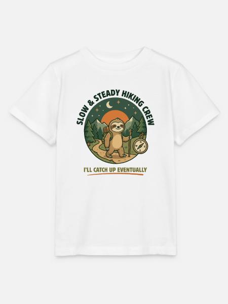 Langsame und stetige Wandergruppe - Stanley/Stella Kinder T-Shirt MINI CREATOR  - Weiß