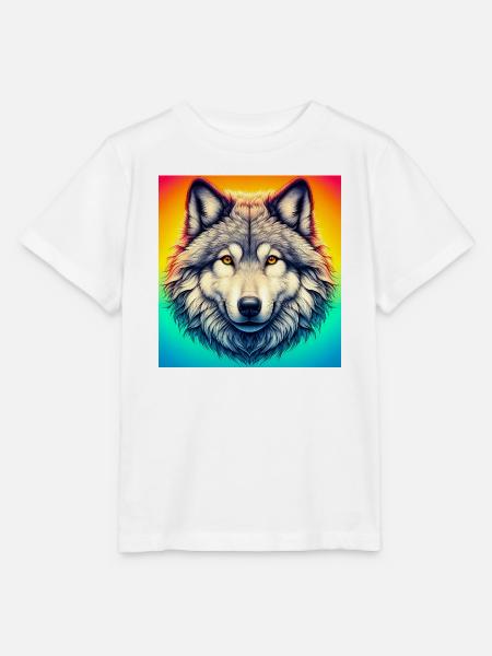 Wolf - Stanley/Stella Kinder T-Shirt MINI CREATOR - Weiß