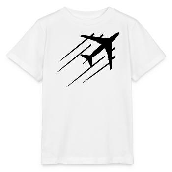Sketch d’aviation - T-shirt bio MINI CREATOR Stanley/Stella Enfant - blanc - Devant - Maike (125cm)