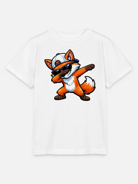 Dabbing Fox - Stanley/Stella Kinder T-Shirt MINI CREATOR - Weiß