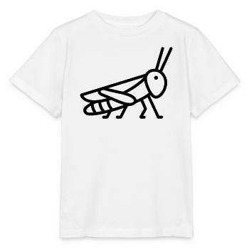 sauterelle - T-shirt bio MINI CREATOR Stanley/Stella Enfant - blanc - Devant - Maike (125cm)