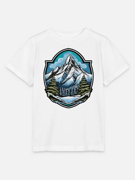 Gebirge - Stanley/Stella Kinder T-Shirt MINI CREATOR - Weiß