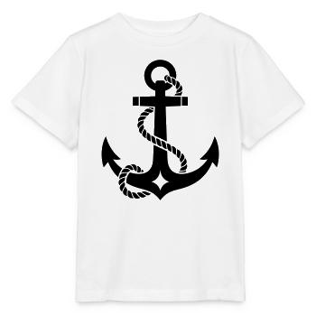 Anker - Stanley/Stella Kinder T-Shirt MINI CREATOR  - Weiß - Vorne - Maike (125cm)