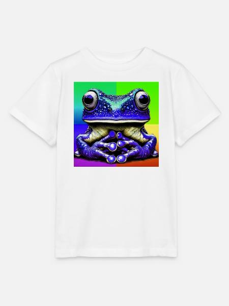 Frosch - Stanley/Stella Kinder T-Shirt MINI CREATOR  - Weiß