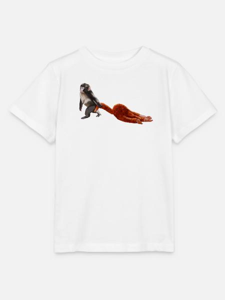 Punch - das kleine Äffchen - Stanley/Stella Kinder T-Shirt MINI CREATOR - Weiß