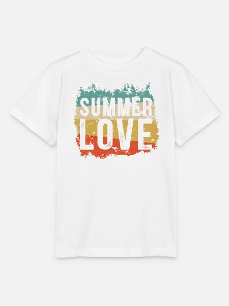 Sommerliebe im Retro Grunge - Stanley/Stella Kinder T-Shirt MINI CREATOR - Weiß