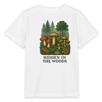 Waldpilze Geheimnis - Stanley/Stella Kinder T-Shirt MINI CREATOR  - Weiß - Vorne - Maike (125cm)