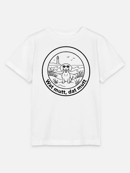dackel wat mutt dat mutt - Stanley/Stella Kinder T-Shirt MINI CREATOR - Weiß