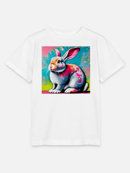 Kaninchen - Stanley/Stella Kinder T-Shirt MINI CREATOR - Weiß