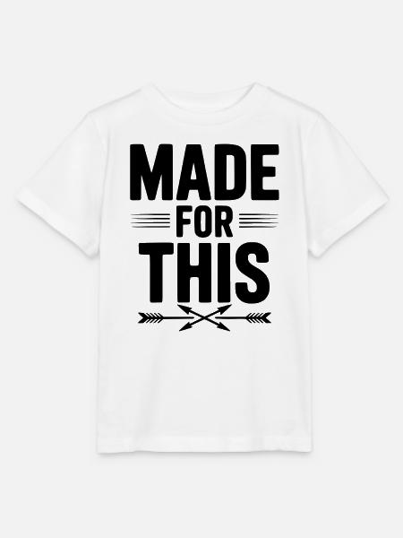 Dafür gemacht - Stanley/Stella Kinder T-Shirt MINI CREATOR - Weiß