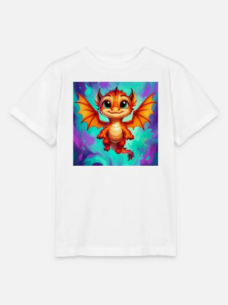 Drache - Stanley/Stella Kinder T-Shirt MINI CREATOR - Weiß