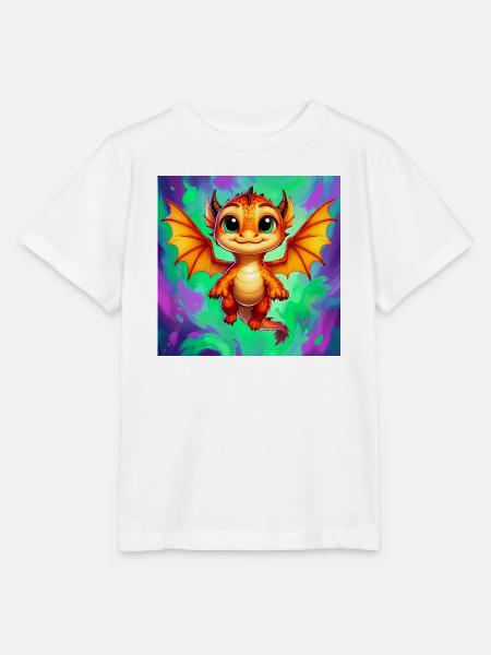 Drache - Stanley/Stella Kinder T-Shirt MINI CREATOR - Weiß
