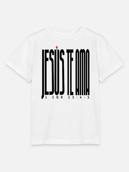 Jesus liebt dich 2 - Stanley/Stella Kinder T-Shirt MINI CREATOR - Weiß