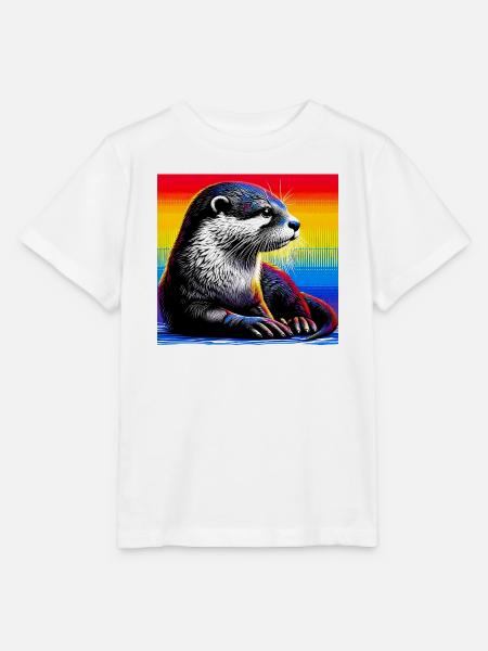 Otter - Stanley/Stella Kinder T-Shirt MINI CREATOR - Weiß
