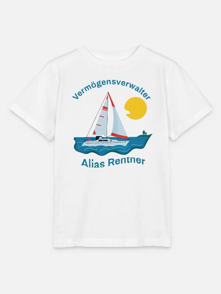 Rentner, Der Vermögensverwalter - Stanley/Stella Kinder T-Shirt MINI CREATOR - Weiß