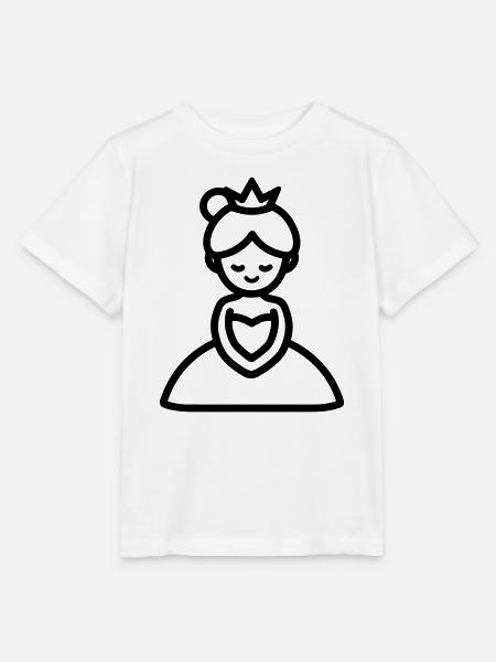 Prinzessin - Stanley/Stella Kinder T-Shirt MINI CREATOR - Weiß