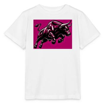 Stier - Stanley/Stella Kinder T-Shirt MINI CREATOR  - Weiß - Vorne - Maike (125cm)