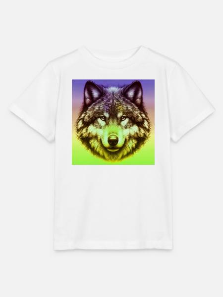 Wolf - Stanley/Stella Kinder T-Shirt MINI CREATOR - Weiß