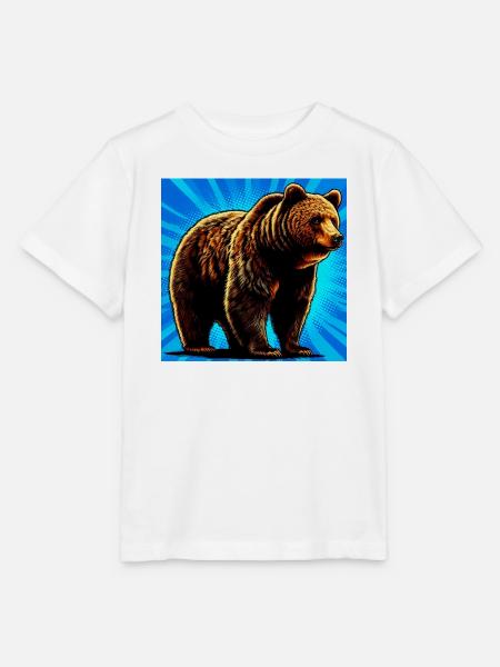 Bär - Stanley/Stella Kinder T-Shirt MINI CREATOR - Weiß