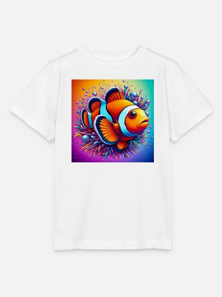 Clownfisch - Stanley/Stella Kinder T-Shirt MINI CREATOR - Weiß