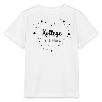 Kollege mit Herz - Stanley/Stella Kinder T-Shirt MINI CREATOR  - Weiß - Vorne - Maike (125cm)