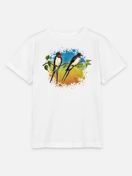 Schwalben - Stanley/Stella Kinder T-Shirt MINI CREATOR - Weiß