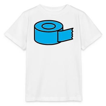 Tape Roll Comic - T-shirt bio MINI CREATOR Stanley/Stella Enfant - blanc - Devant - Maike (125cm)