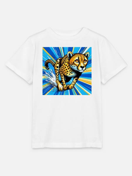 Gepard - Stanley/Stella Kinder T-Shirt MINI CREATOR  - Weiß