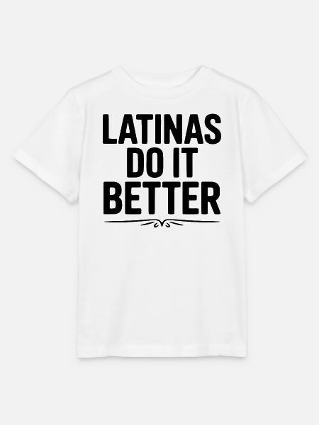 Latinas machen es besser - Stanley/Stella Kinder T-Shirt MINI CREATOR - Weiß