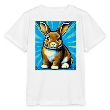 Kaninchen - Stanley/Stella Kinder T-Shirt MINI CREATOR  - Weiß - Vorne - Maike (125cm)