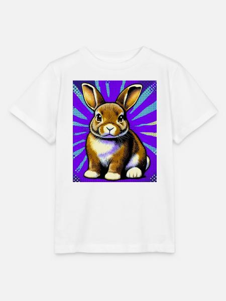 Kaninchen - Stanley/Stella Kinder T-Shirt MINI CREATOR - Weiß
