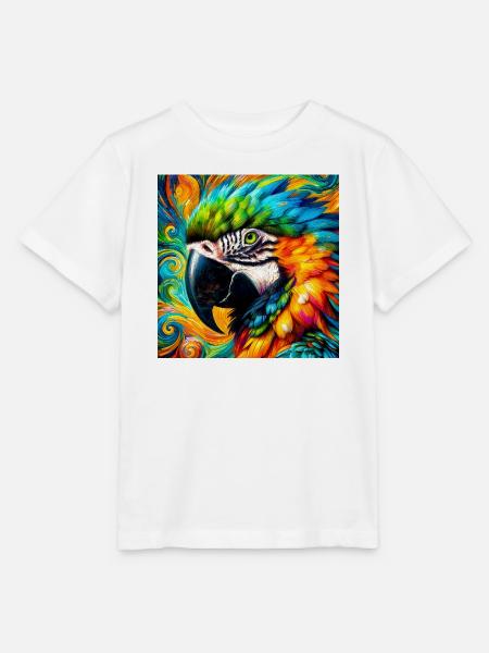 Papagei - Stanley/Stella Kinder T-Shirt MINI CREATOR - Weiß