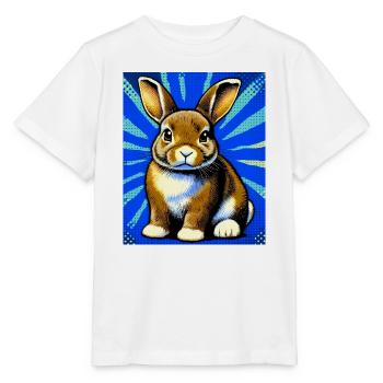 Kaninchen - Stanley/Stella Kinder T-Shirt MINI CREATOR  - Weiß - Vorne - Maike (125cm)