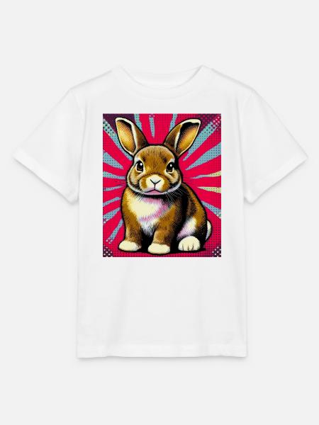 Kaninchen - Stanley/Stella Kinder T-Shirt MINI CREATOR - Weiß