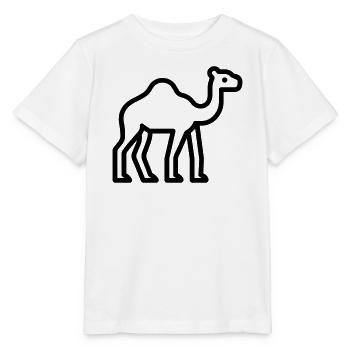 chameau - T-shirt bio MINI CREATOR Stanley/Stella Enfant - blanc - Devant - Maike (125cm)