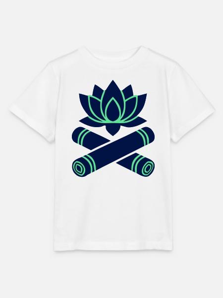 Lotusblüte Bambus Gekreuzt - Stanley/Stella Kinder T-Shirt MINI CREATOR - Weiß