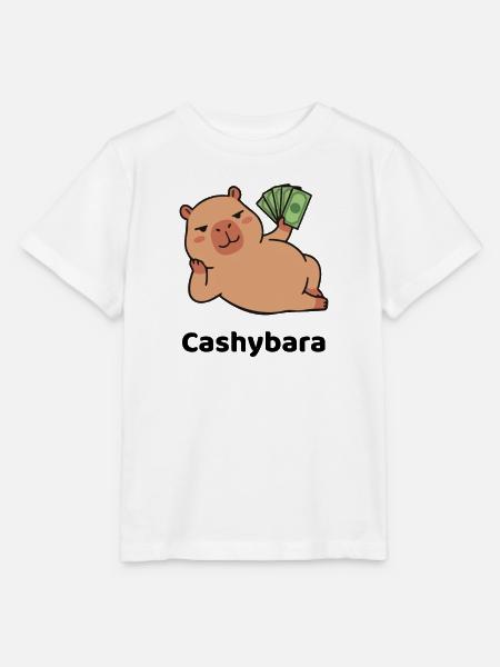Geldschein Schwein - Cashybara - Moneymaker - Stanley/Stella Kinder T-Shirt MINI CREATOR - Weiß