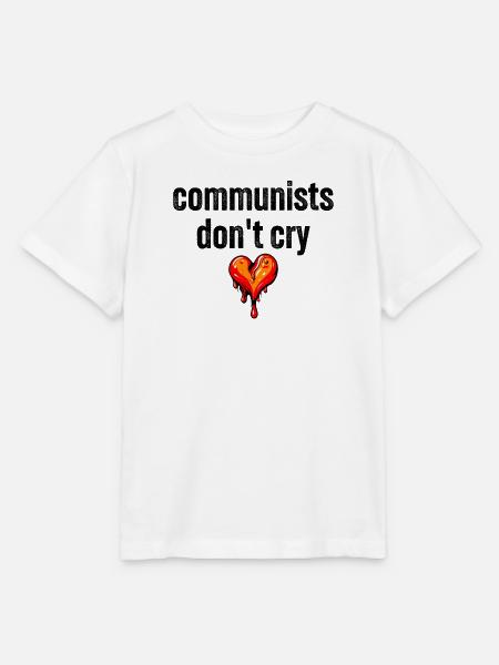 communists don't cry - Stanley/Stella Kinder T-Shirt MINI CREATOR  - Weiß
