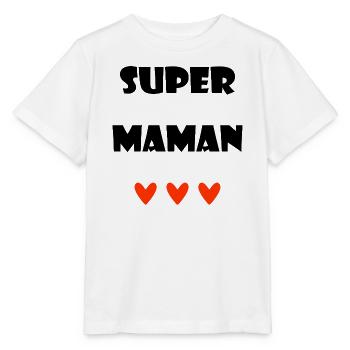 MOM. MOTHER'S DAY. HEART. FEAST. HAPPY BIRTHDAY - Stanley/Stella MINI CREATOR Kids’ T-Shirt - white - Front - Maike (125cm)
