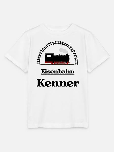 Eisenbahn Kenner - Stanley/Stella Kinder T-Shirt MINI CREATOR  - Weiß